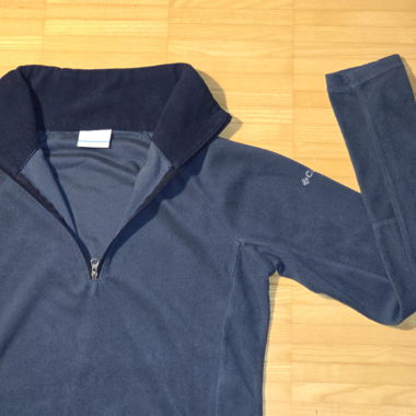 Fleece-Pullover mit Reissverschluss