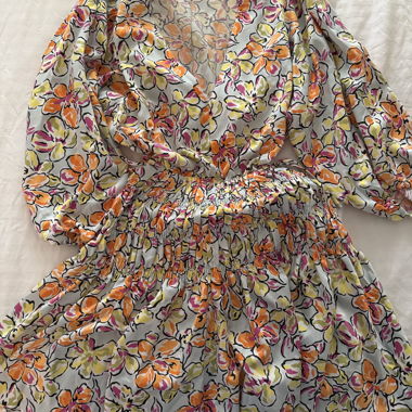 Maje Floral Mini-Kleid