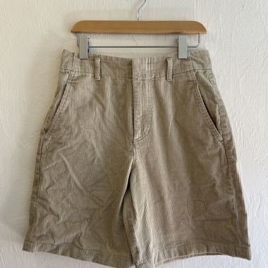 Beige Cordshorts