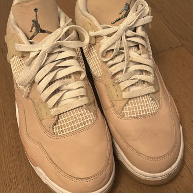 Beige Air Jordan sneakers