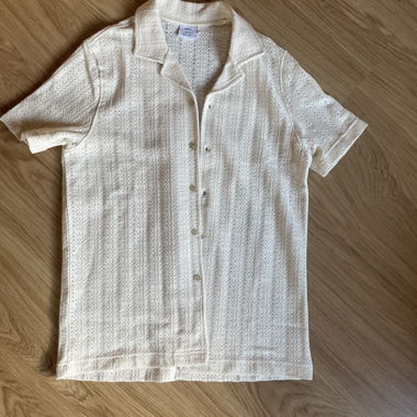 Camicia in maglia a maniche corte