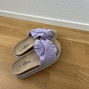 Sommerschuhe violett