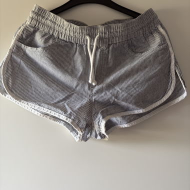 Striped sports shorts