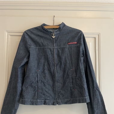 vintage quicksilver jeans jacke 