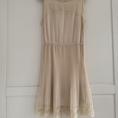 Cream Mint & Berry dress