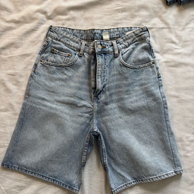 Denim Bermuda shorts