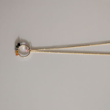 Collana dorata con pendente