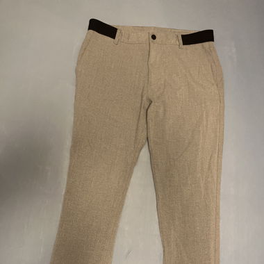Graue Stoffhose