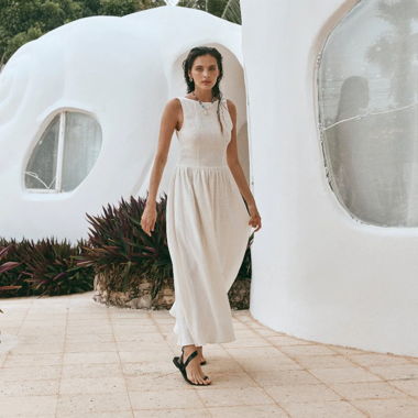 Robe en lin Verge Girl VRG GRL