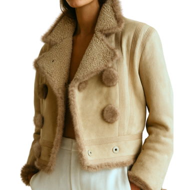 Giacca in shearling Louis Vuitton Paris Archive 38