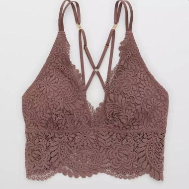 Mauve Aerie lace bralette