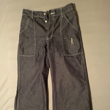Dark denim jeans