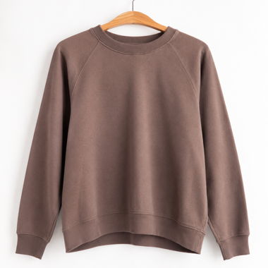 Felpa Oversize Marrone