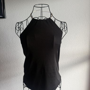 Black Neckholder Top