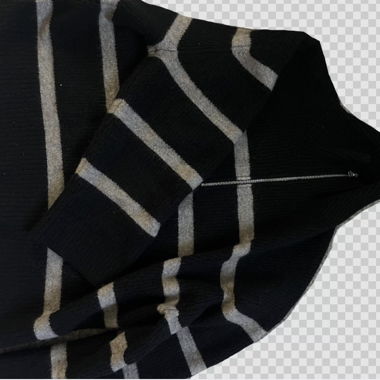 Gestreifter Strickpullover