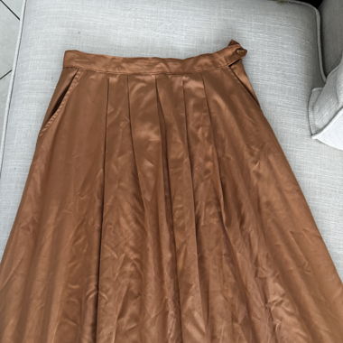 Midi terracotta vintage skirt 