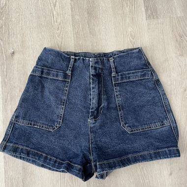 Jeans-Shorts / Hot Pants M /38 high waist