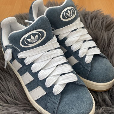 Adidas Campus en jean bleu