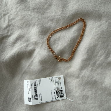Gold-plated silver bracelet