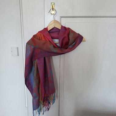 Colorful Silk Scarf