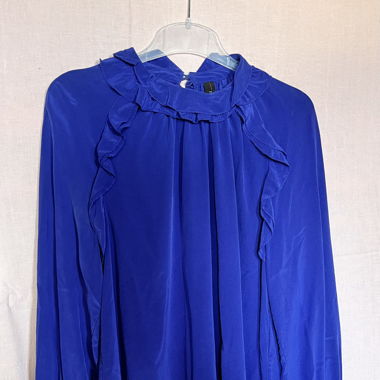 Bluse Seide Marccain Königsblau 