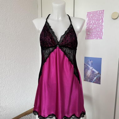 Pink Y2k Slip dress (M)
