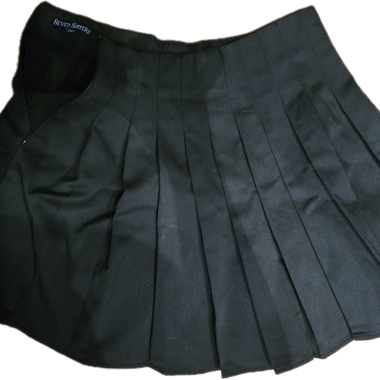 short  black skirt