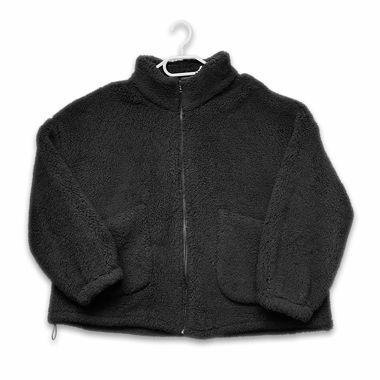 OVERSIZED SHERPA BLACK