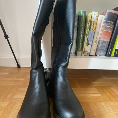 High boot.