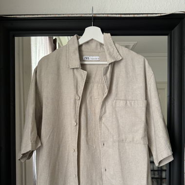 Chemise Beige Zara 
