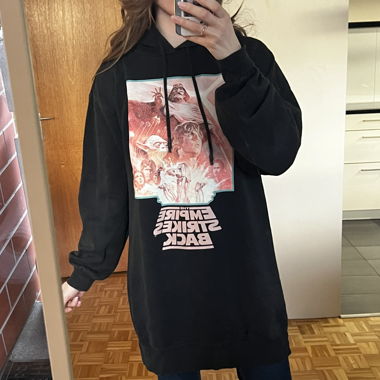 Felpa Star Wars nera lunga taglia S