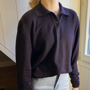 Maglione viola scuro • Taglia S