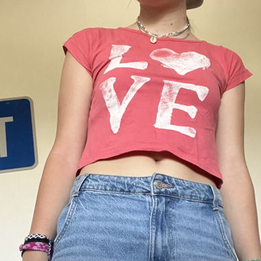 Pinkes Croptop