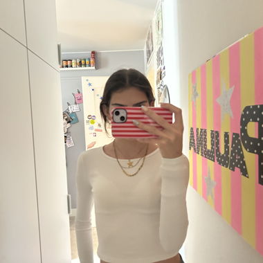 Haut blanc manches longues