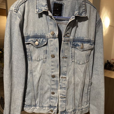Giacca di jeans New Look azzurro chiaro taglia M