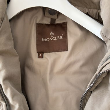 Beige Moncler Jacket Gr. 4 Vintage