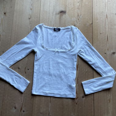 White Longsleeve with Lace