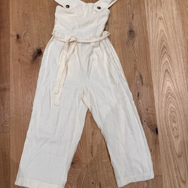 White Zara Jumpsuit Size L