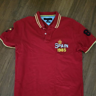 Rotes Polo Shirt Spain 