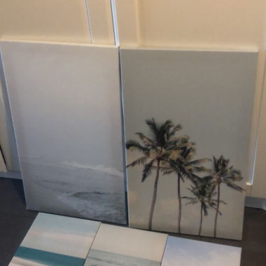 Set di quadri decorativi da spiaggia