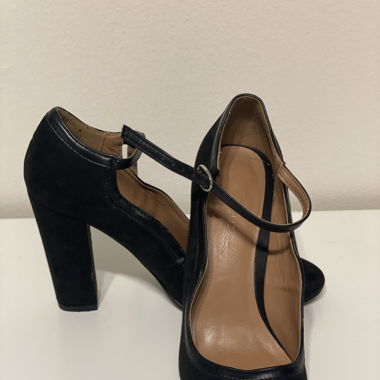 Schwarze Anna Field Pumps