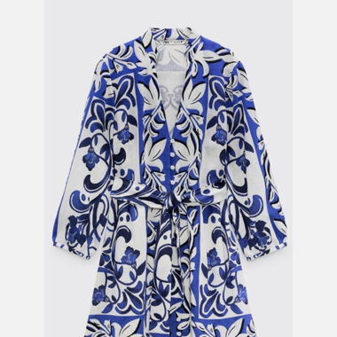 Zara Kleid mit Print
