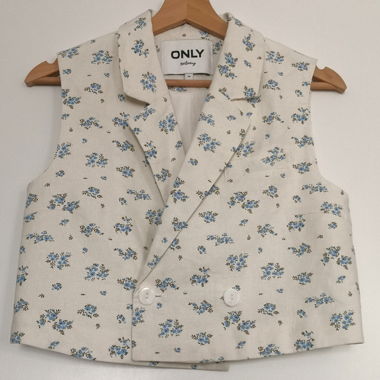 Gilet à motif floral