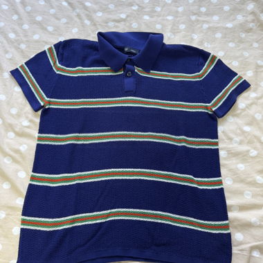 Blue kids polo shirt