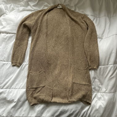 Gold cardigan