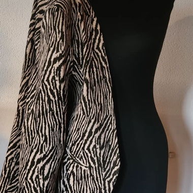 Blazer imprimé zèbre