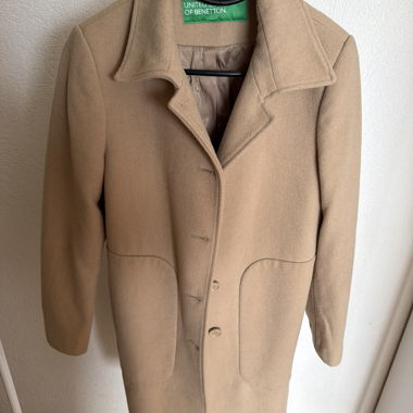 Beige Coat by United Colors of Benetton