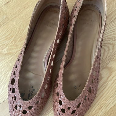 Woven Ballerina Flats by Sézane