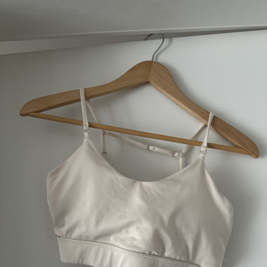Brassière de sport crème 