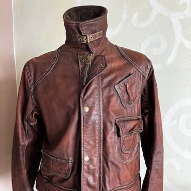 LEDER  JACKE